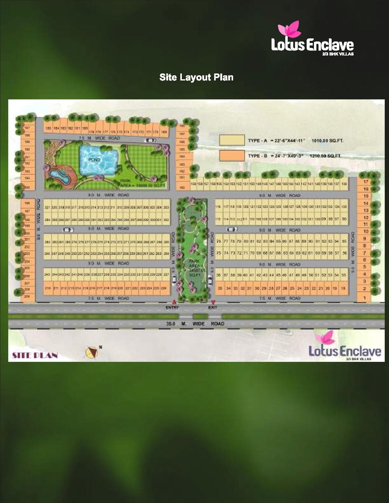 Lotus Enclave Site Plan