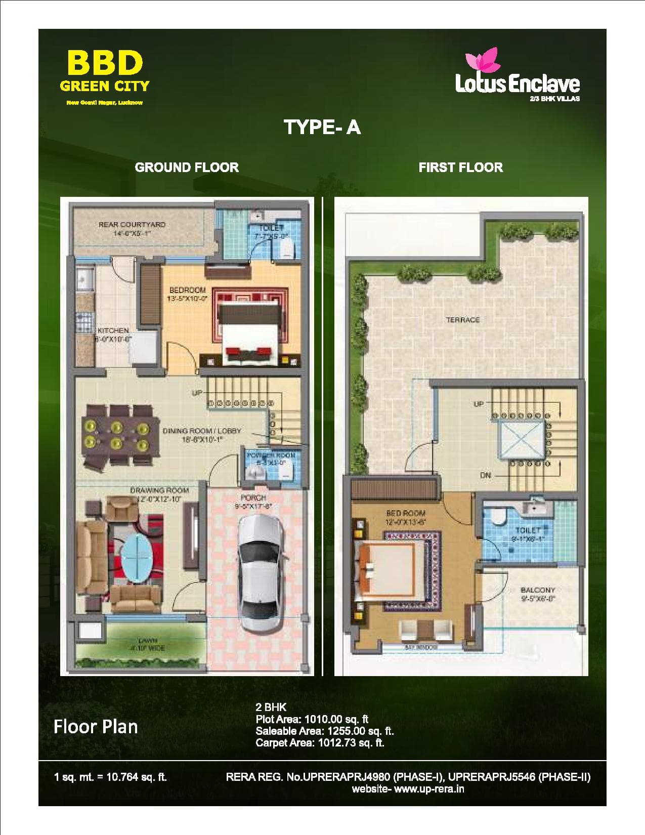 Lotus Enclave Ground Floor Plan